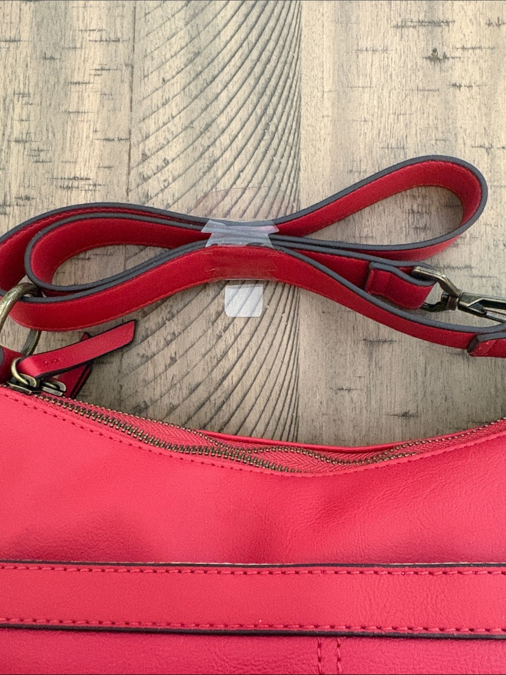638 Rosetti Bright Coral/Red Shoulder Bag - Picture 4 of 10